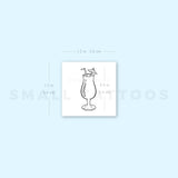 Piña Colada Temporary Tattoo (Set of 3)