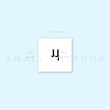 Mu μ Temporary Tattoo (Set of 3)