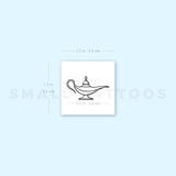 Genie Lamp Temporary Tattoo (Set of 3)