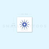Cardano Logo Temporary Tattoo (Set of 3)
