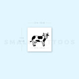 Cow Temporary Tattoo (Set of 3)