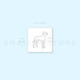 Great Dane Temporary Tattoo (Set of 3)