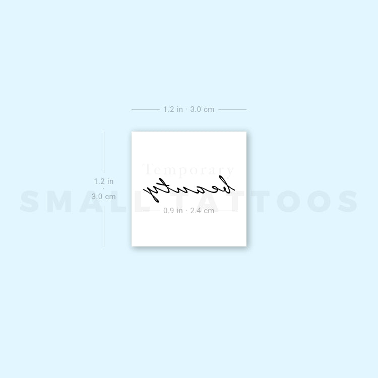Beauty Temporary Tattoo (Set of 3)