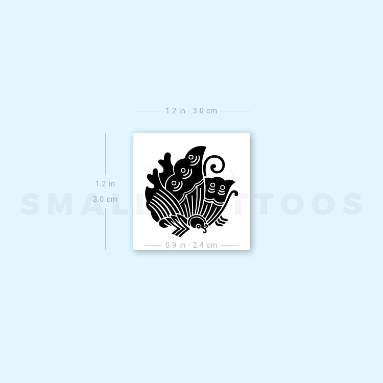 Agehanochō Temporary Tattoo (Set of 3)