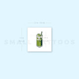 Iced Matcha Latte Temporary Tattoo (Set of 3)