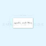 With Love, Always Temporary Tattoo (Set of 3)