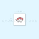 Octopus Nigiri Temporary Tattoo (Set of 3)
