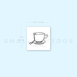 Teacup And Teabag Temporary Tattoo (Set of 3)