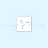 Minimalist Fine Line Hummingbird Temporary Tattoo (Set of 3)