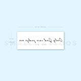 Only God Can Judge Me Temporary Tattoo (Set of 3)