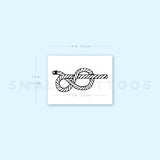Figure-eight Knot Temporary Tattoo (Set of 3)