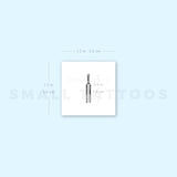 Tuning Fork Temporary Tattoo (Set of 3)