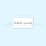 Femme Fatale Temporary Tattoo (Set of 3)