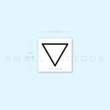 Water Alchemy Symbol Temporary Tattoo (Set of 3)