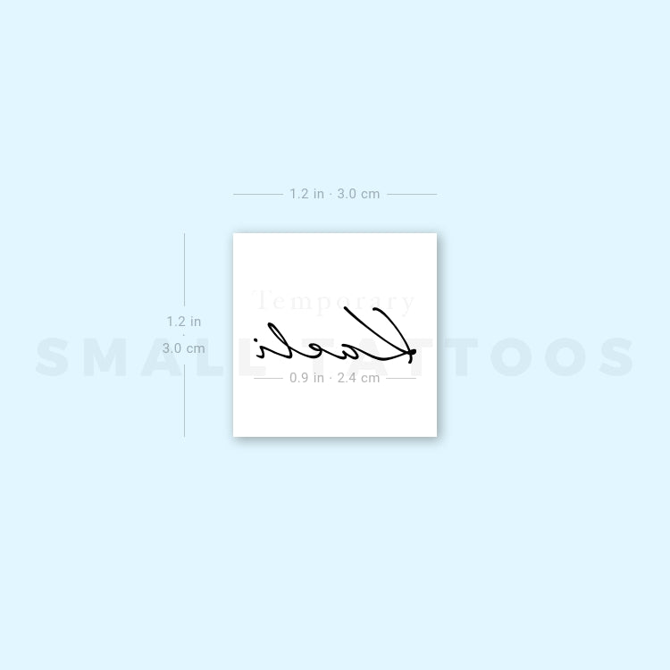Kaeli Temporary Tattoo (Set of 3)