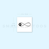 Infinity Paw Temporary Tattoo (Set of 3)