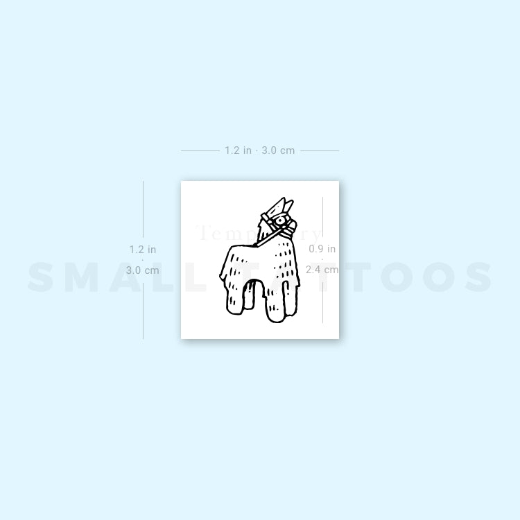 Piñata Temporary Tattoo (Set of 3)