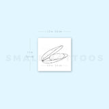 Clam Temporary Tattoo (Set of 3)