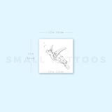 Turtle By Stefano Mazza Temporary Tattoo (Set of 3)