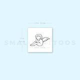 Faceless Cherub Temporary Tattoo (Set of 3)