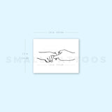 Sign Language Friend Temporary Tattoo (Set of 3)