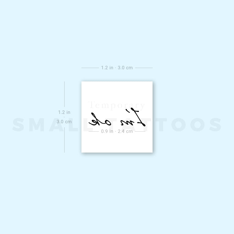 I'm Ok Temporary Tattoo (Set of 3)