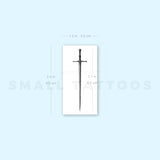 Sword Temporary Tattoo (Set of 3)
