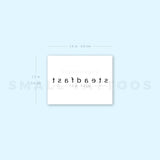 Steadfast Temporary Tattoo (Set of 3)