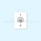 Small Shell By Stefano Mazza Temporary Tattoo (Set of 3)