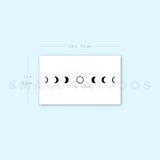 Moon Phases Temporary Tattoo (Set of 3)