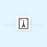 France Stamp Temporary Tattoo (Set of 3)