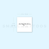 Siempre Temporary Tattoo (Set of 3)