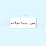 Luce Sicut Stellae Temporary Tattoo (Set of 3)