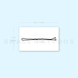 Hair Pin Temporary Tattoo (Set of 3)