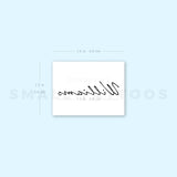 Williams Temporary Tattoo (Set of 3)