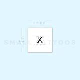 Uppercase Chi Temporary Tattoo (Set of 3)