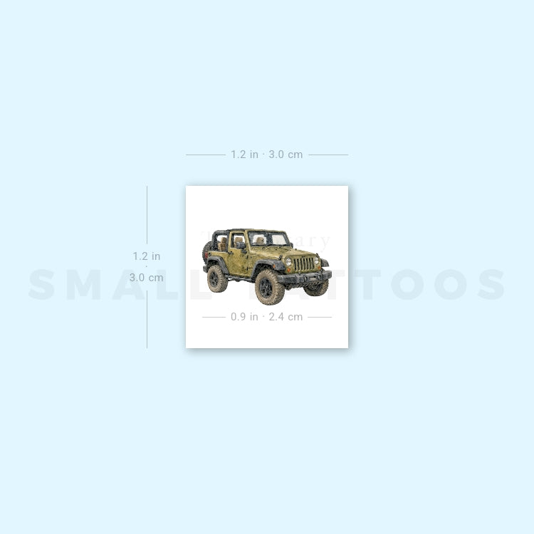Jeep Temporary Tattoo (Set of 3)