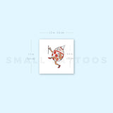 Color Humpty Dumpty Temporary Tattoo (Set of 3)