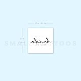 Bride Temporary Tattoo (Set of 3)