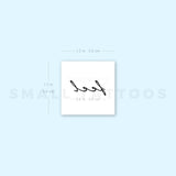 Feel Temporary Tattoo (Set of 3)