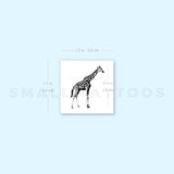 Giraffe Temporary Tattoo (Set of 3)