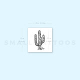 Saguaro Temporary Tattoo (Set of 3)