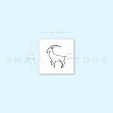 Ibex Temporary Tattoo (Set of 3)