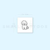 Maltipoo Temporary Tattoo (Set of 3)