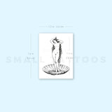 Venus By Bouguereau Temporary Tattoo (Set of 3)