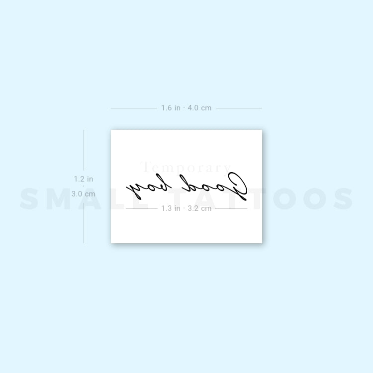 Good Boy Temporary Tattoo (Set of 3)