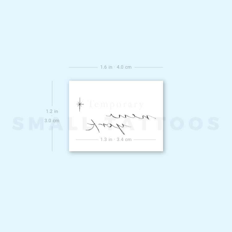 New York By Stefano Mazza Temporary Tattoo (Set of 3)