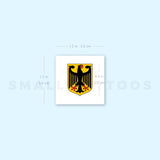 Germany Coat Of Arms Temporary Tattoo (Set of 3)