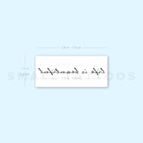 Life Is Beautiful Temporary Tattoo (Set of 3)