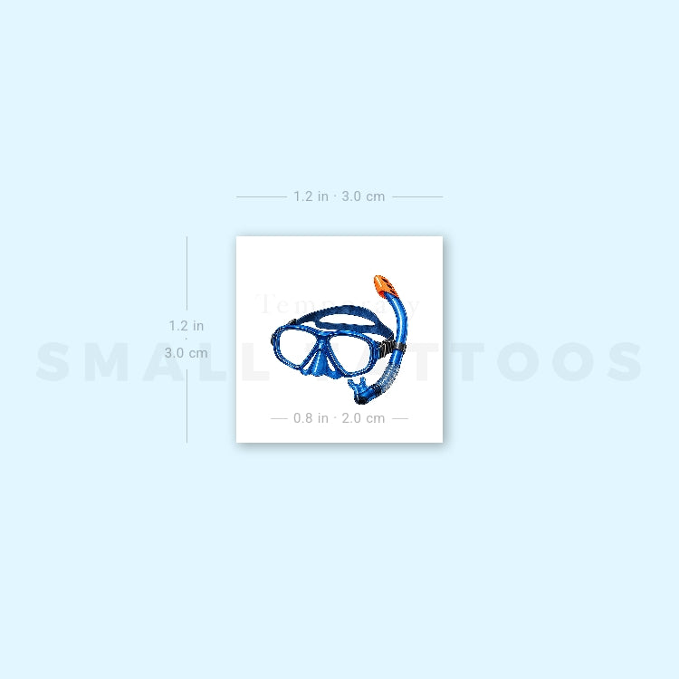 Snorkel Mark Temporary Tattoo (Set of 3)